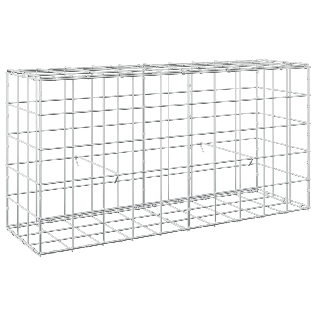 vidaXL Gabion z drutu 3,5 mm i siatką 10x10 cm 100x30x50 cm