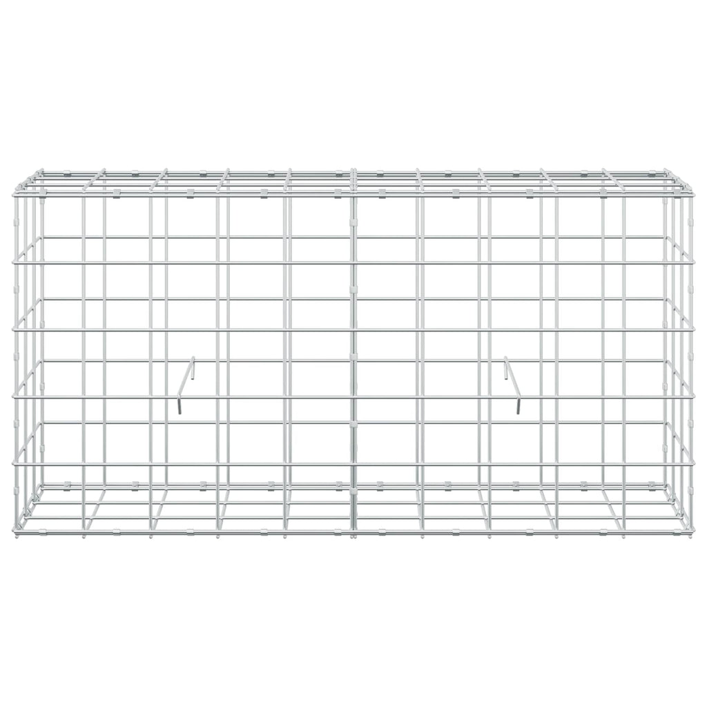 vidaXL Gabion z drutu 3,5 mm i siatką 10x10 cm 100x30x50 cm