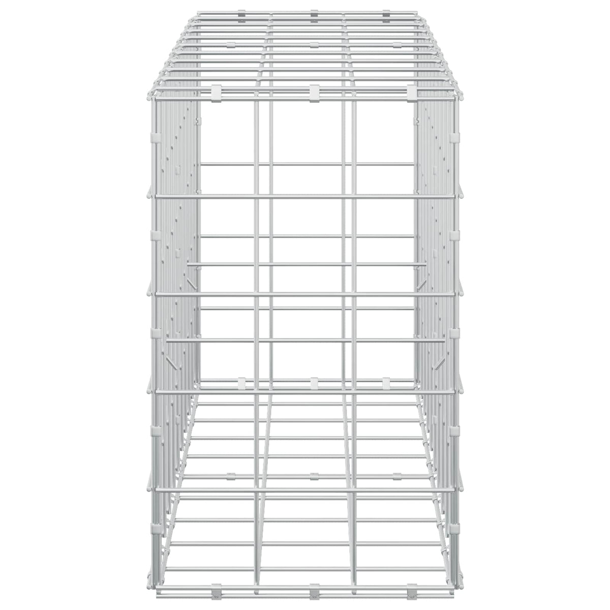 vidaXL Gabion z drutu 3,5 mm i siatką 10x10 cm 100x30x50 cm