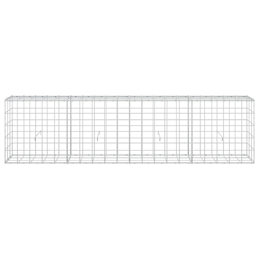 vidaXL Gabion z drutu 3,5 mm i siatką 10x10 cm 200x30x50 cm