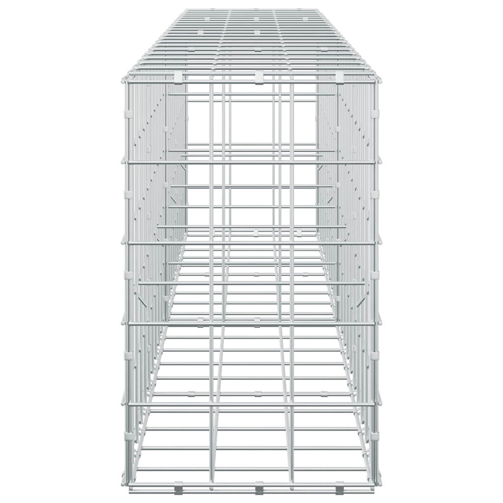 vidaXL Gabion z drutu 3,5 mm i siatką 10x10 cm 200x30x50 cm