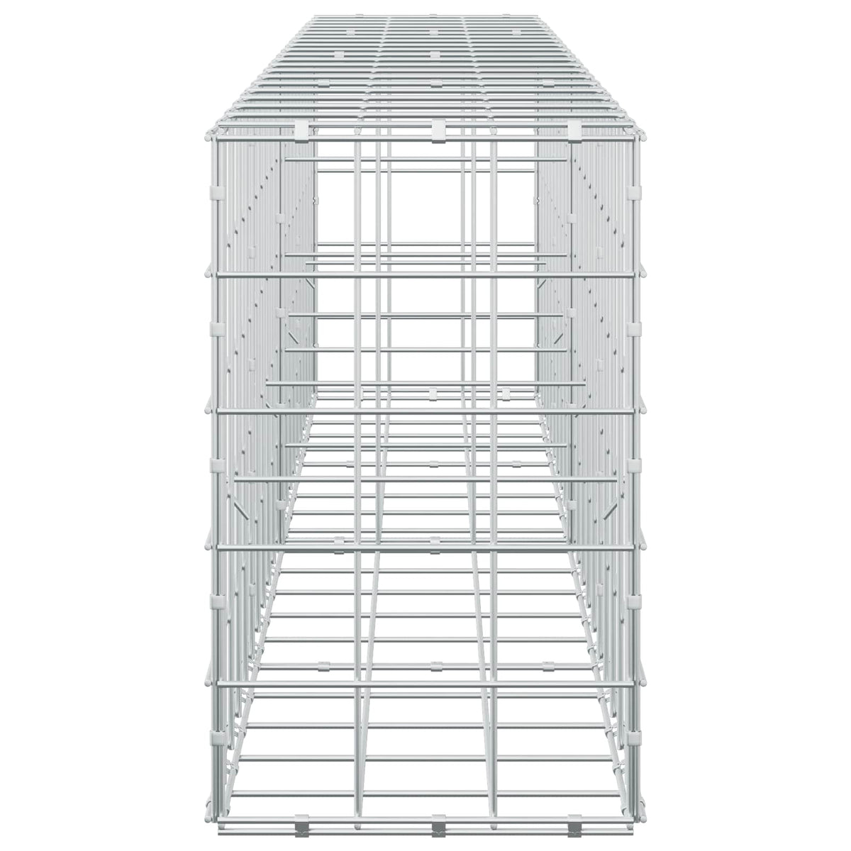 vidaXL Gabion z drutu 3,5 mm i siatką 10x10 cm 200x30x50 cm