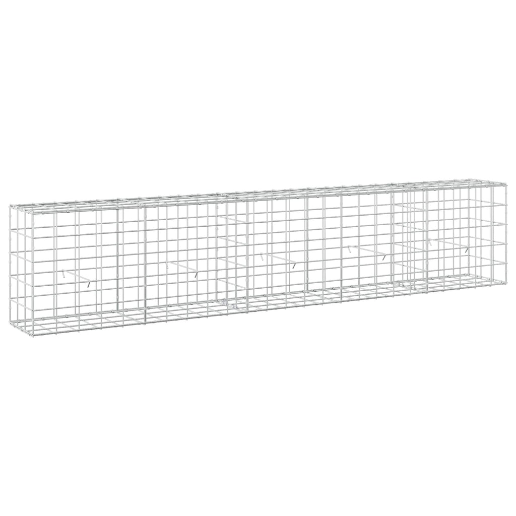 vidaXL Gabion z drutu 3,5 mm i siatką 10x10 cm 250x30x50 cm