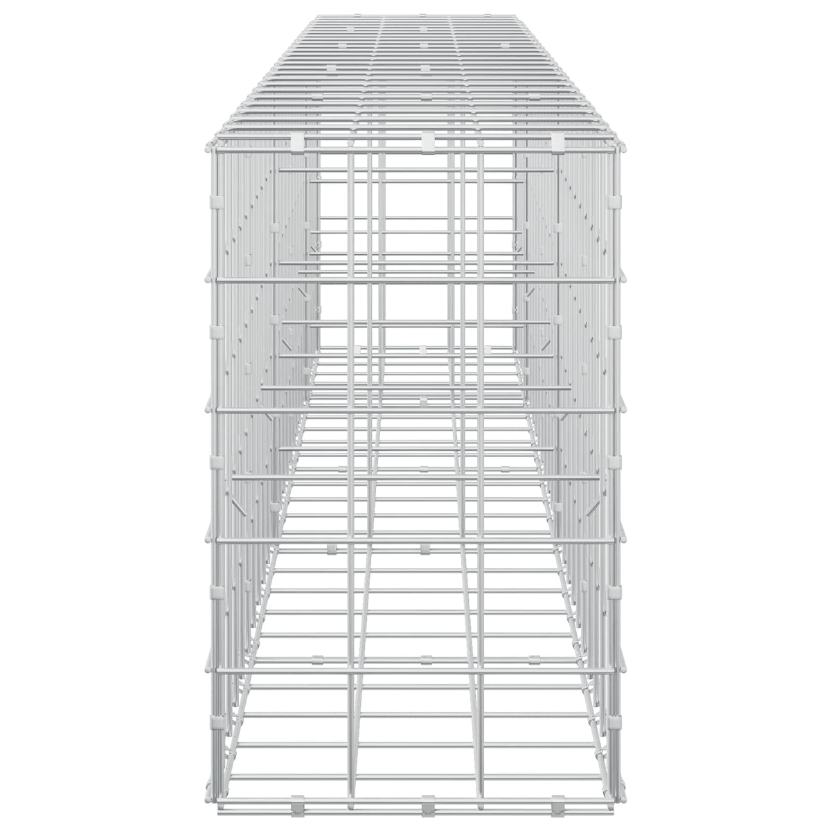 vidaXL Gabion z drutu 3,5 mm i siatką 10x10 cm 250x30x50 cm