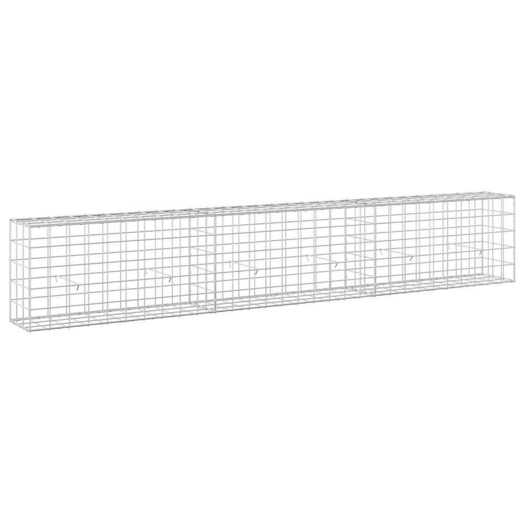 vidaXL Gabion z drutu 3,5 mm i siatką 10x10 cm 300x30x50 cm
