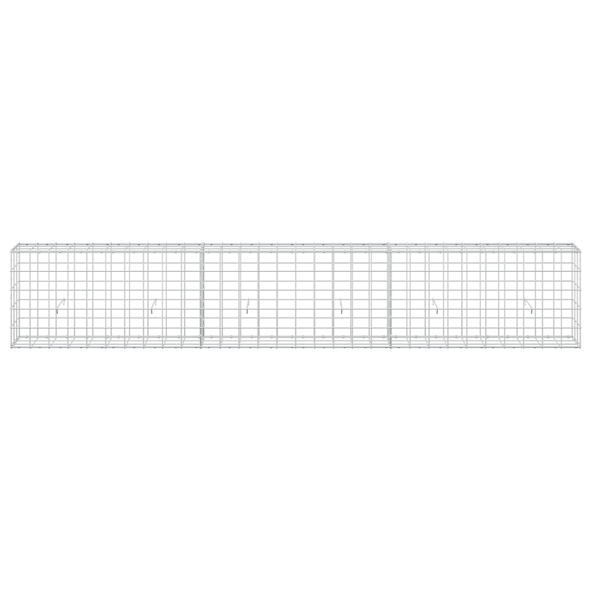 vidaXL Gabion z drutu 3,5 mm i siatką 10x10 cm 300x30x50 cm