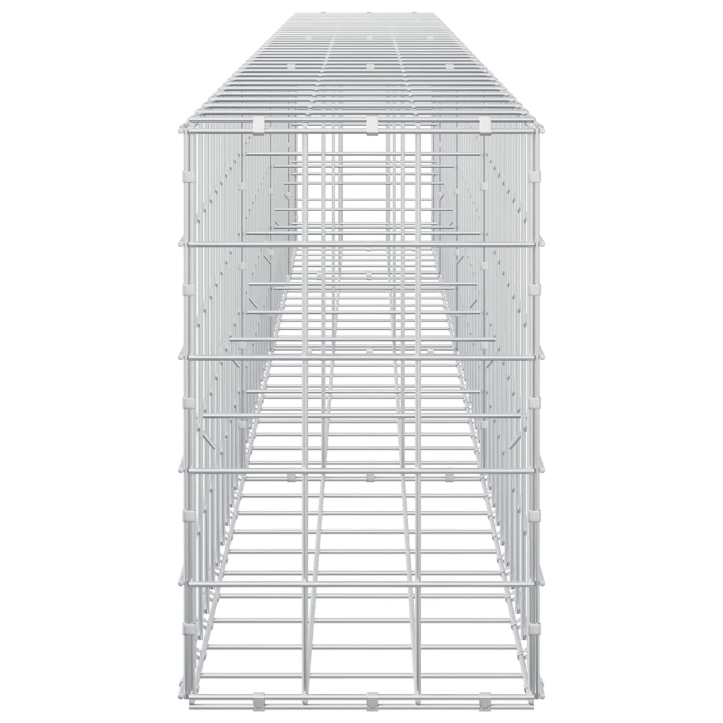 vidaXL Gabion z drutu 3,5 mm i siatką 10x10 cm 350x30x50 cm