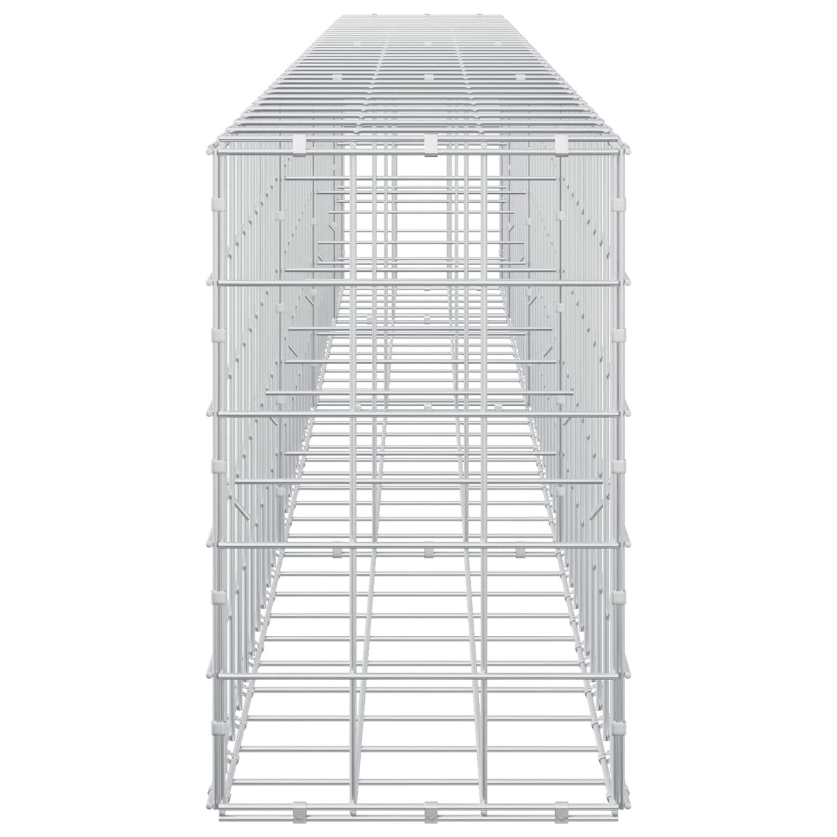 vidaXL Gabion z drutu 3,5 mm i siatką 10x10 cm 350x30x50 cm