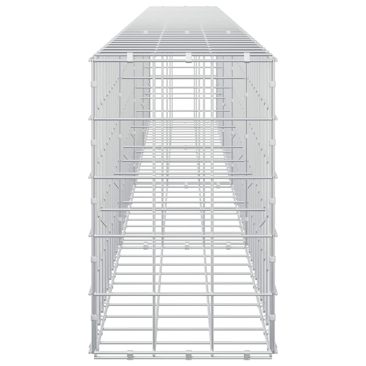vidaXL Gabion z drutu 3,5 mm i siatką 10x10 cm 400x30x50 cm