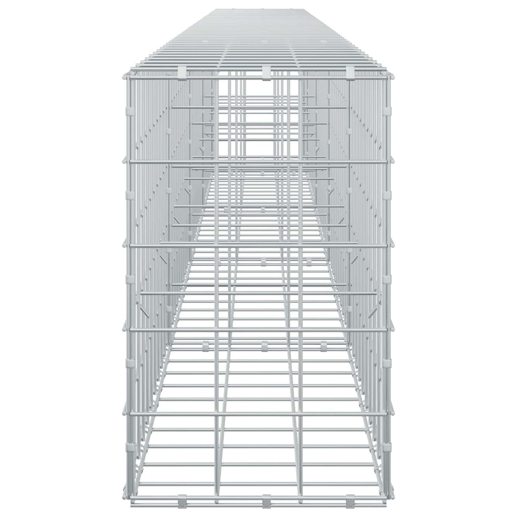 vidaXL Gabion z drutu 3,5 mm i siatką 10x10 cm 450x30x50 cm