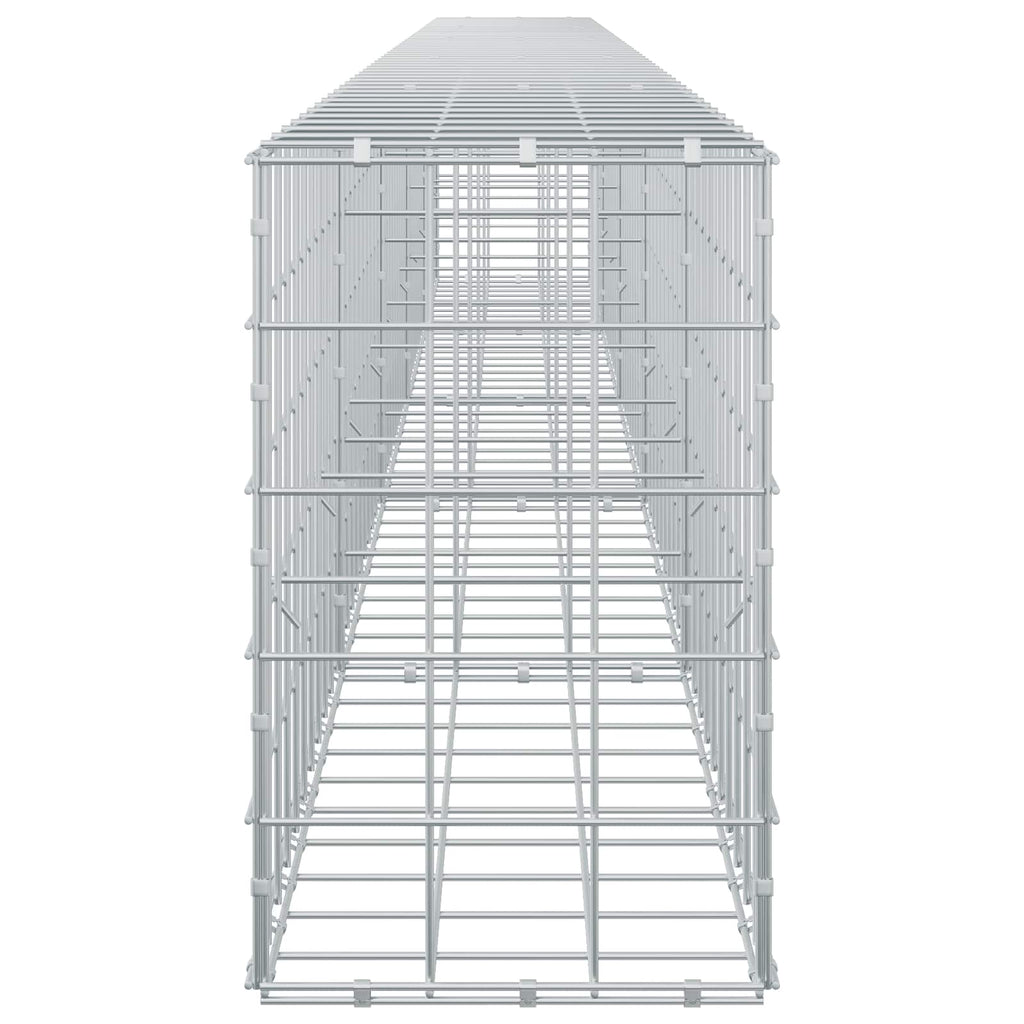 vidaXL Gabion z drutu 3,5 mm i siatką 10x10 cm 500x30x50 cm
