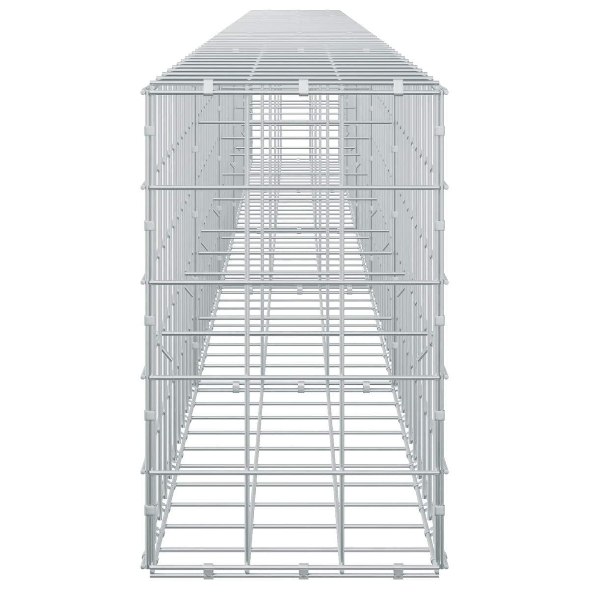 vidaXL Gabion z drutu 3,5 mm i siatką 10x10 cm 500x30x50 cm
