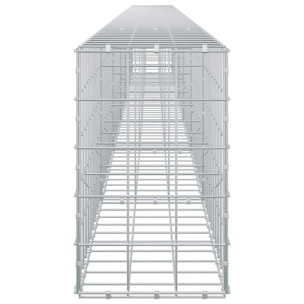vidaXL Gabion z drutu 3,5 mm i siatką 10x10 cm 600x30x50 cm