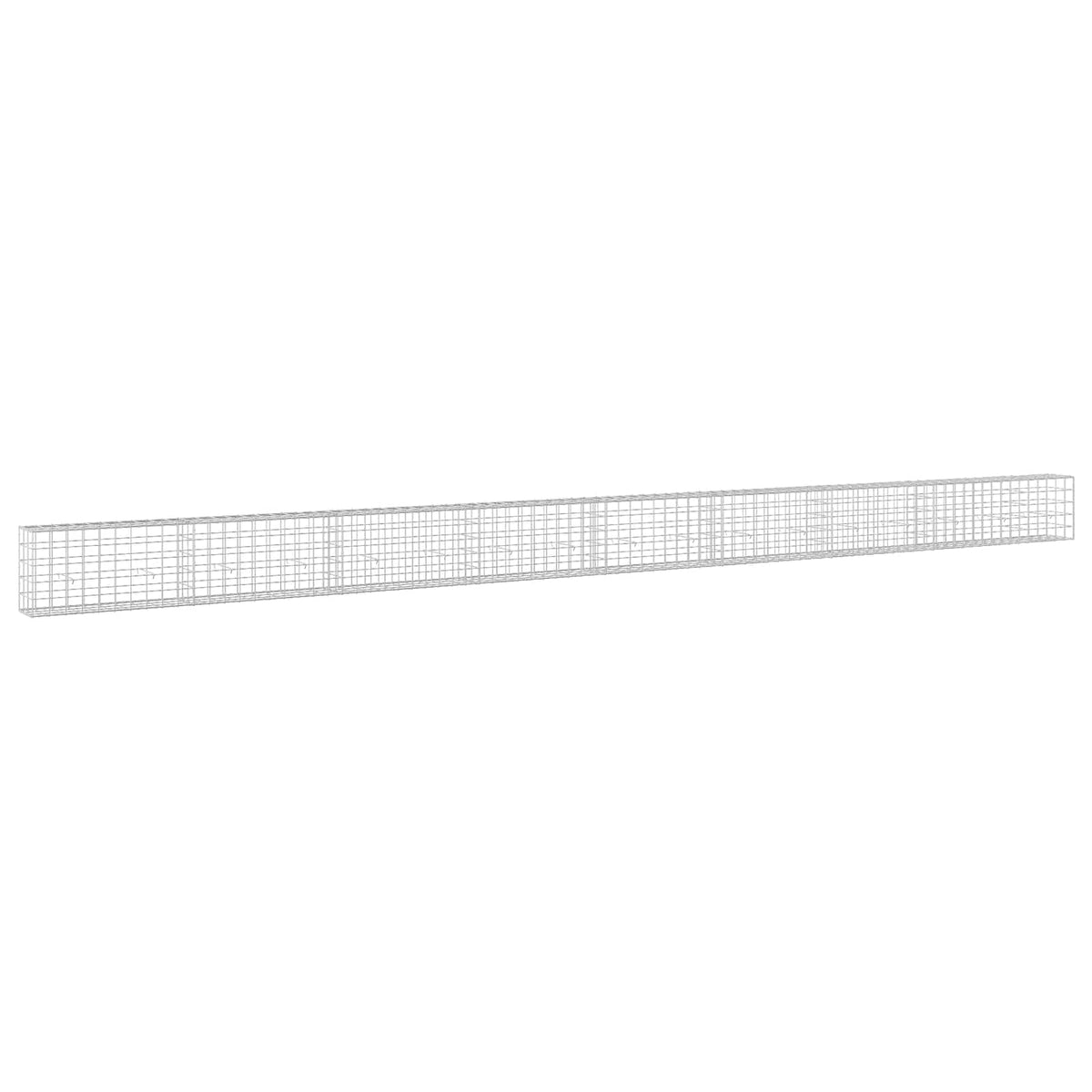 vidaXL Gabion z drutu 3,5 mm i siatką 10x10 cm 850x30x50 cm
