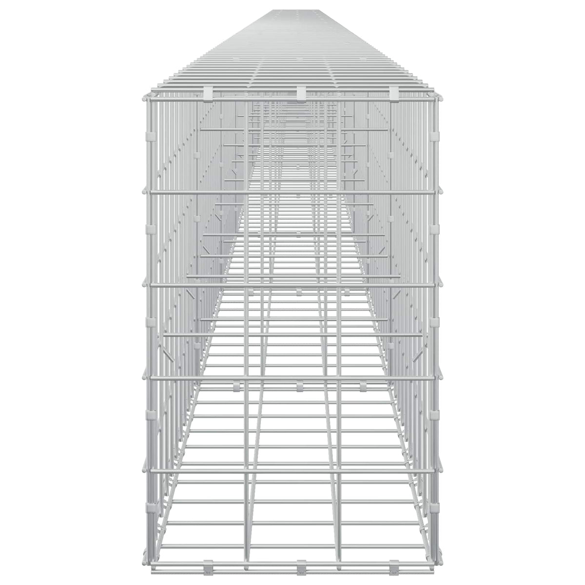vidaXL Gabion z drutu 3,5 mm i siatką 10x10 cm 1100x30x50 cm