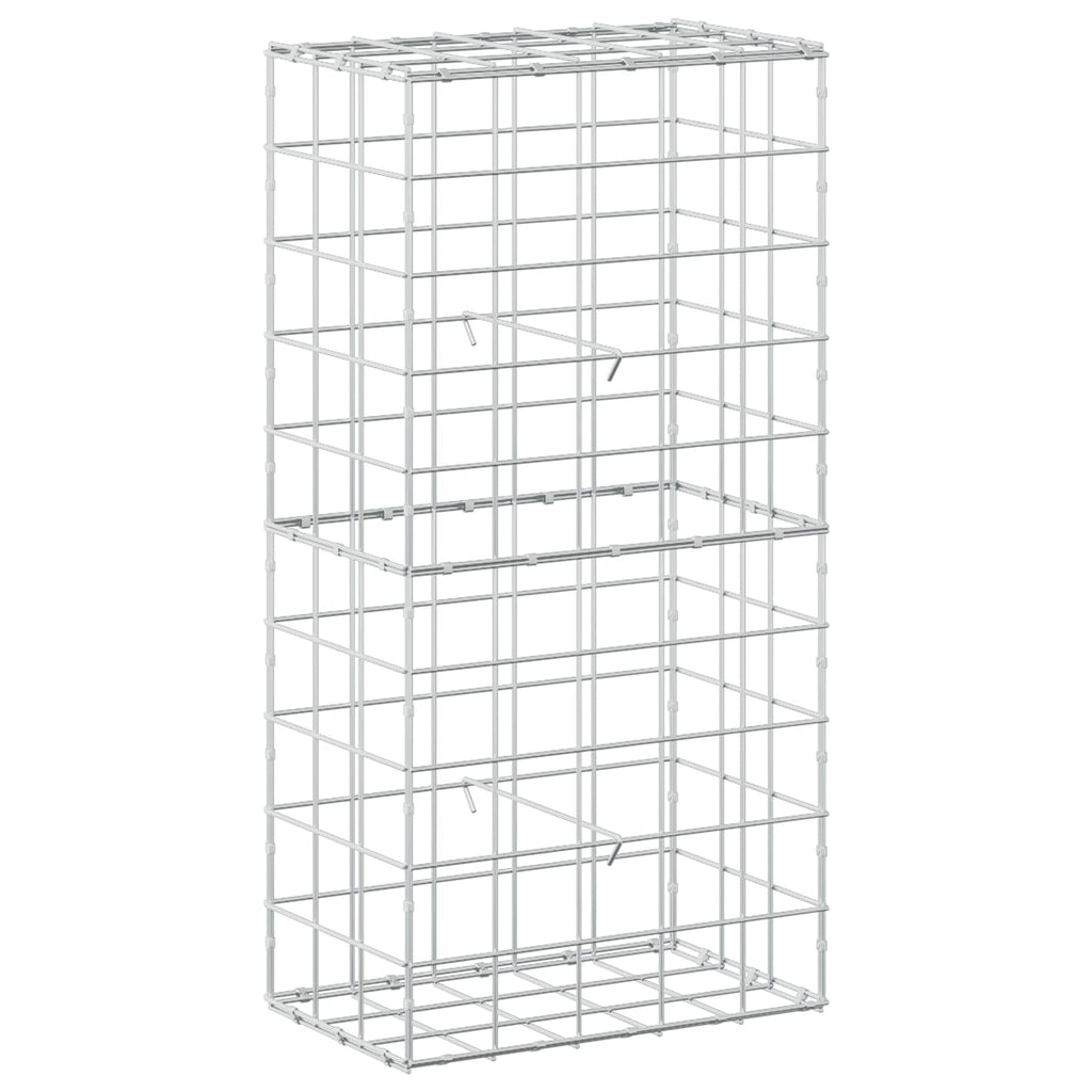 vidaXL Gabion z drutu 3,5 mm i siatką 10x10 cm 50x30x100 cm