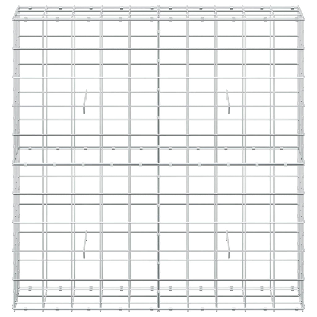 vidaXL Gabion z drutu 3,5 mm i siatką 10x10 cm 100x30x100 cm