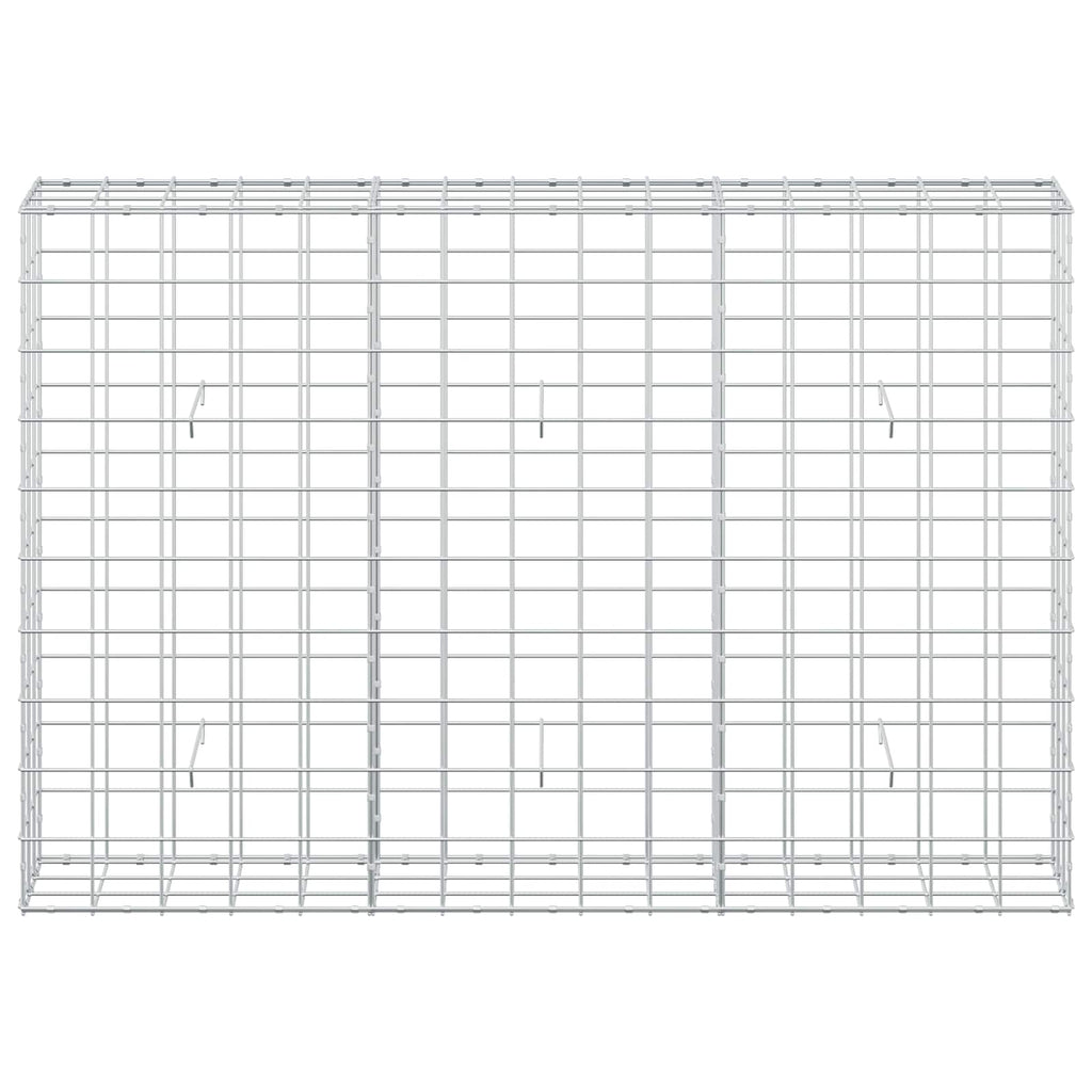 vidaXL Gabion z drutu 3,5 mm i siatką 10x10 cm 150x30x100 cm