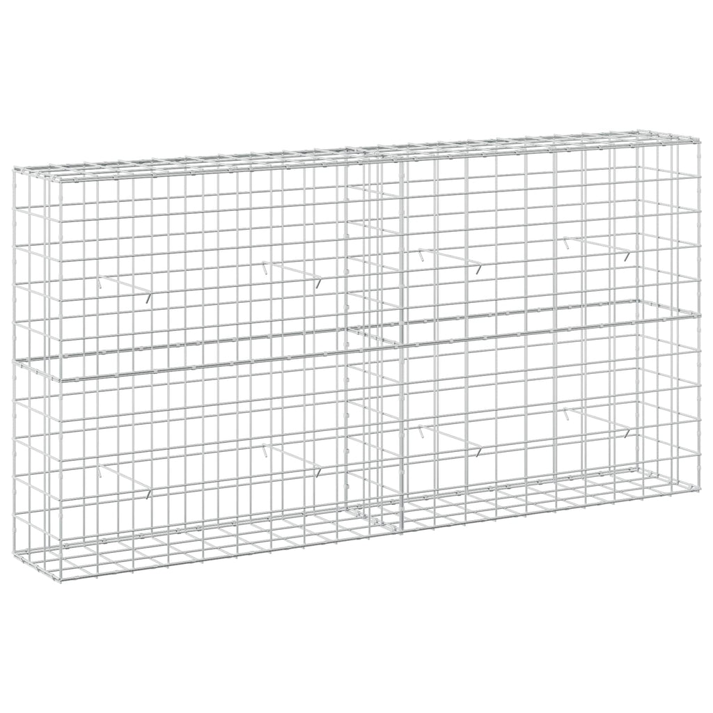 vidaXL Gabion z drutu 3,5 mm i siatką 10x10 cm 200x30x100 cm
