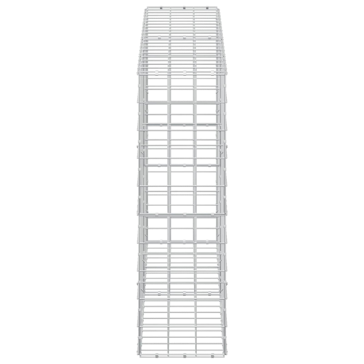 vidaXL Gabion z drutu 3,5 mm i siatką 10x10 cm 200x30x100 cm