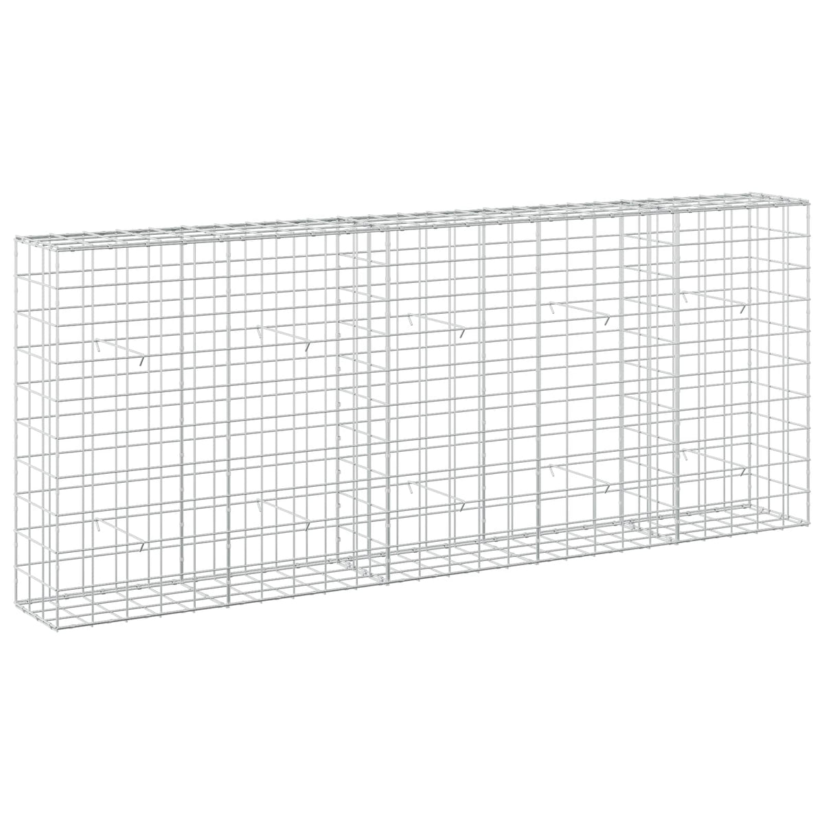 vidaXL Gabion z drutu 3,5 mm i siatką 10x10 cm 250x30x100 cm
