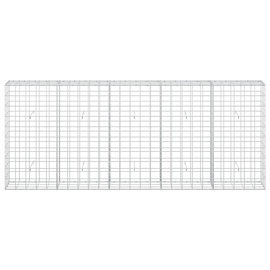 vidaXL Gabion z drutu 3,5 mm i siatką 10x10 cm 250x30x100 cm