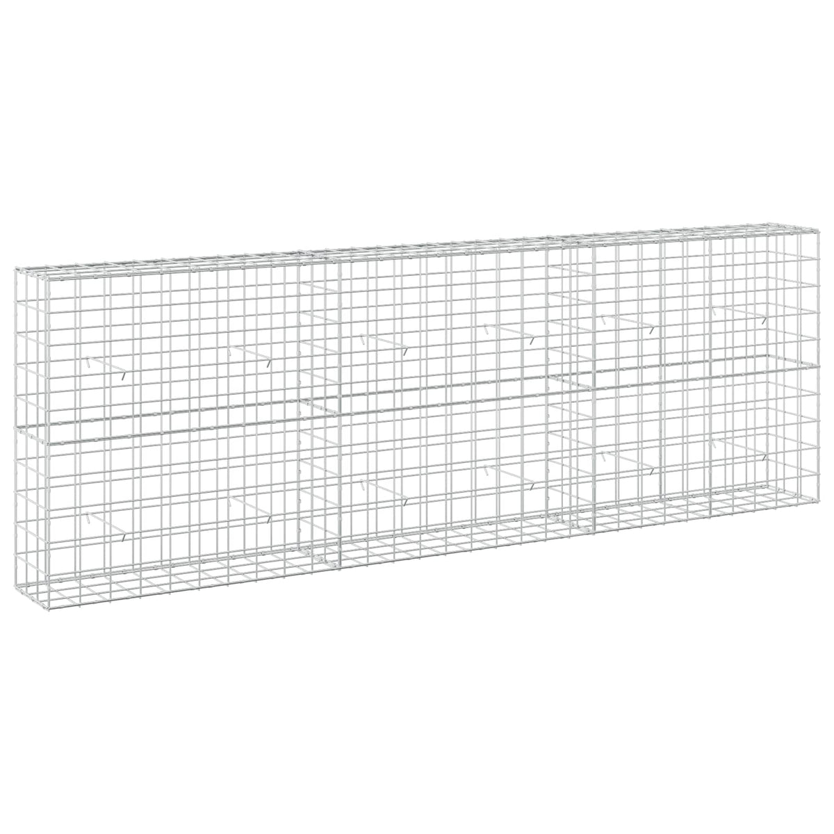 vidaXL Gabion z drutu 3,5 mm i siatką 10x10 cm 300x30x100 cm