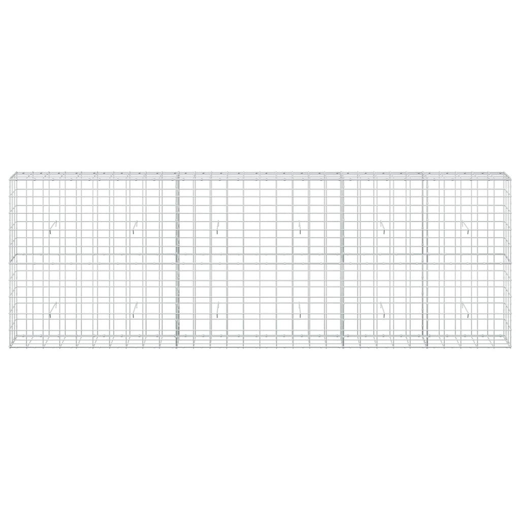 vidaXL Gabion z drutu 3,5 mm i siatką 10x10 cm 300x30x100 cm