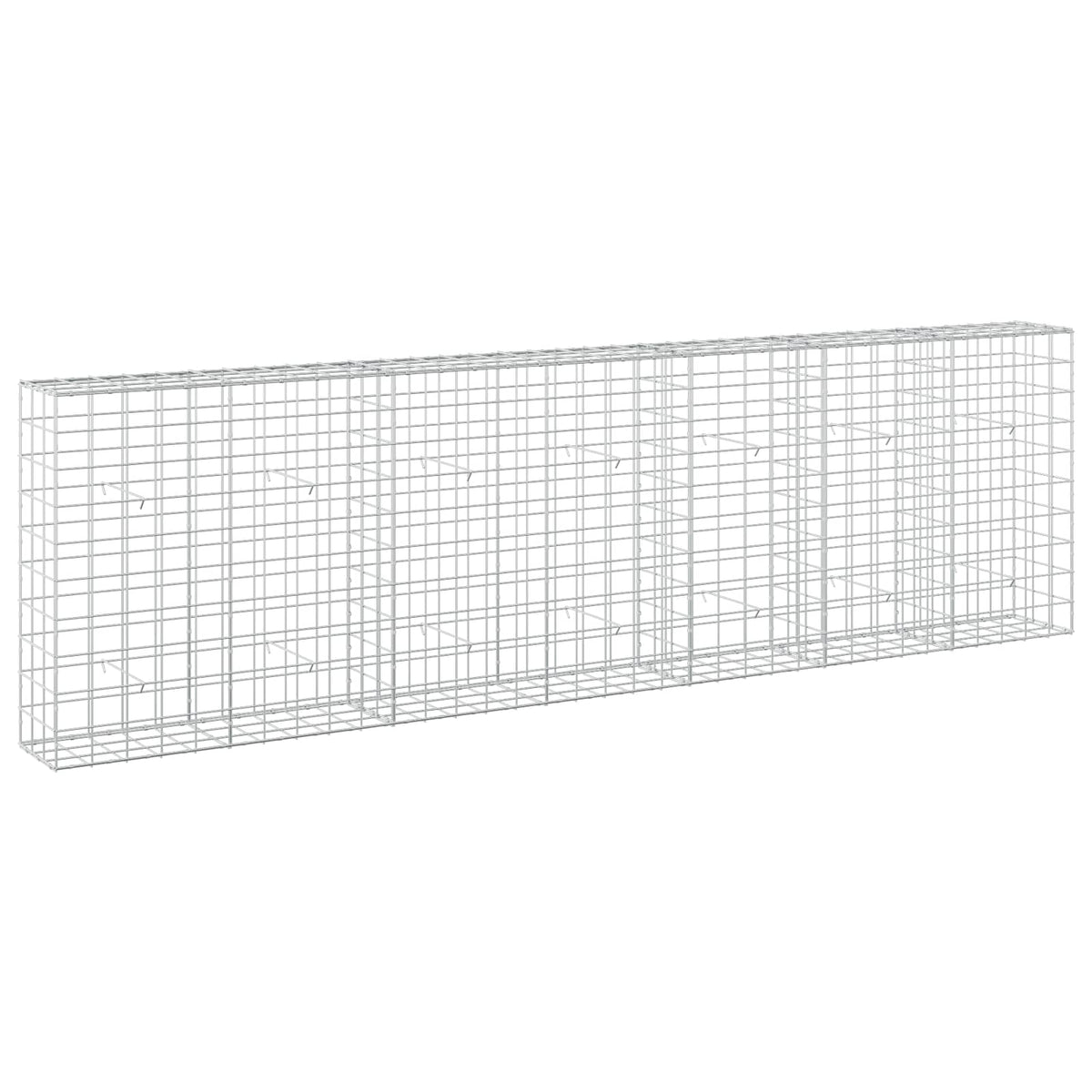 vidaXL Gabion z drutu 3,5 mm i siatką 10x10 cm 350x30x100 cm
