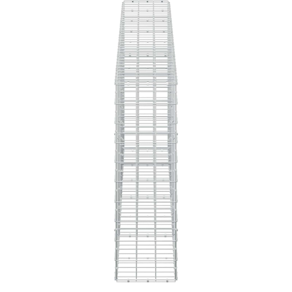 vidaXL Gabion z drutu 3,5 mm i siatką 10x10 cm 350x30x100 cm