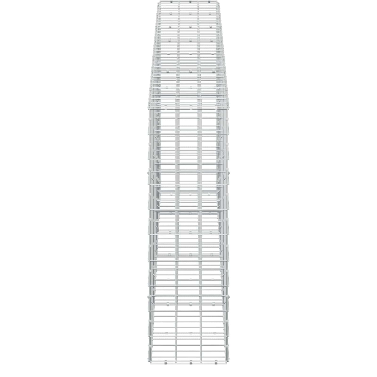 vidaXL Gabion z drutu 3,5 mm i siatką 10x10 cm 350x30x100 cm