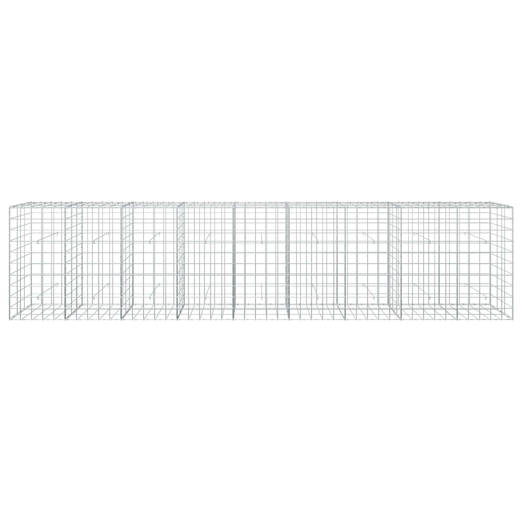vidaXL Gabion z drutu 3,5 mm i siatką 10x10 cm 450x30x100 cm