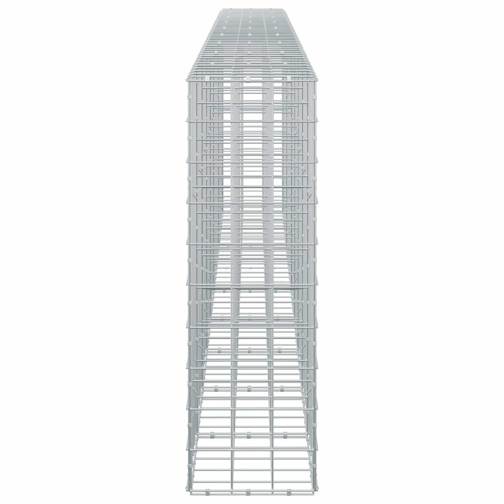 vidaXL Gabion z drutu 3,5 mm i siatką 10x10 cm 450x30x100 cm