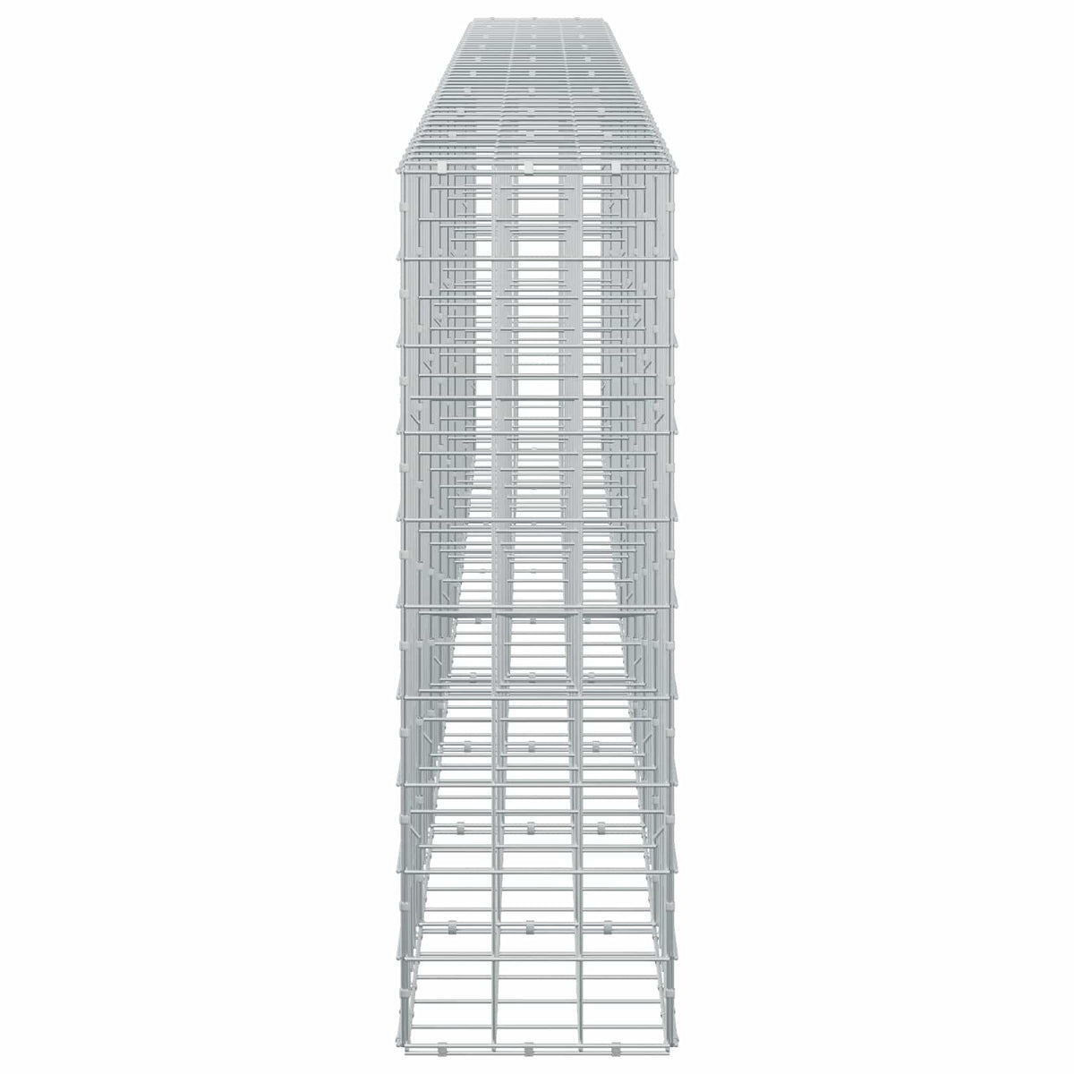 vidaXL Gabion z drutu 3,5 mm i siatką 10x10 cm 450x30x100 cm