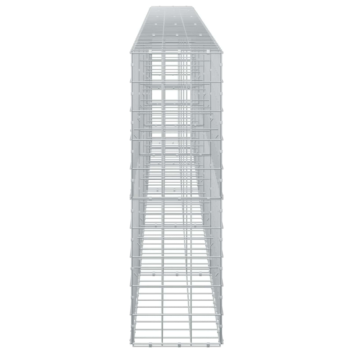 vidaXL Gabion z drutu 3,5 mm i siatką 10x10 cm 500x30x100 cm