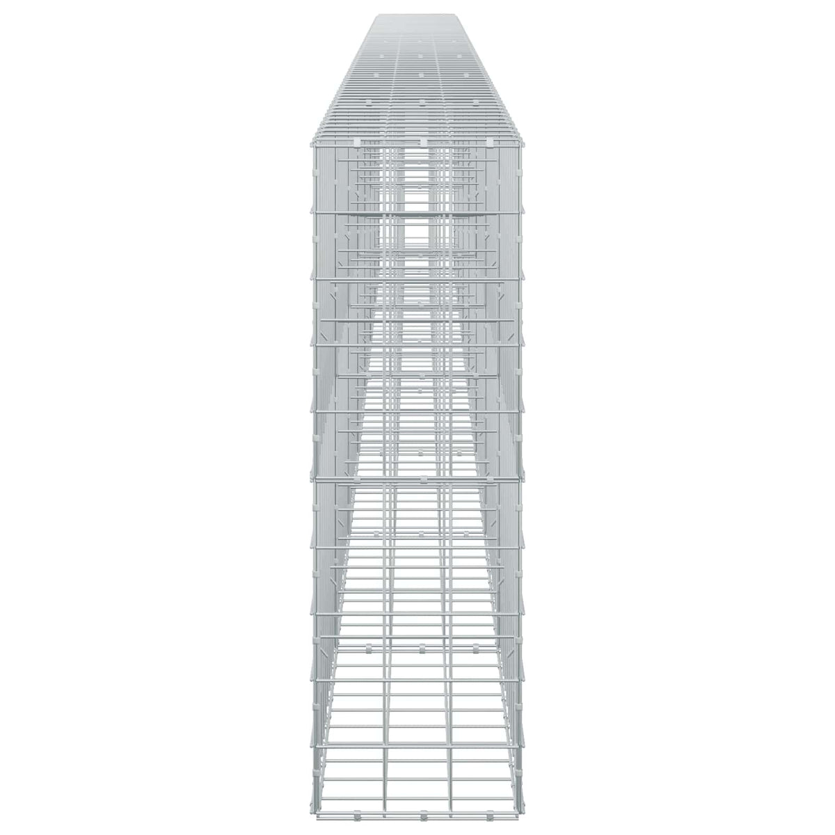 vidaXL Gabion z drutu 3,5 mm i siatką 10x10 cm 700x30x100 cm