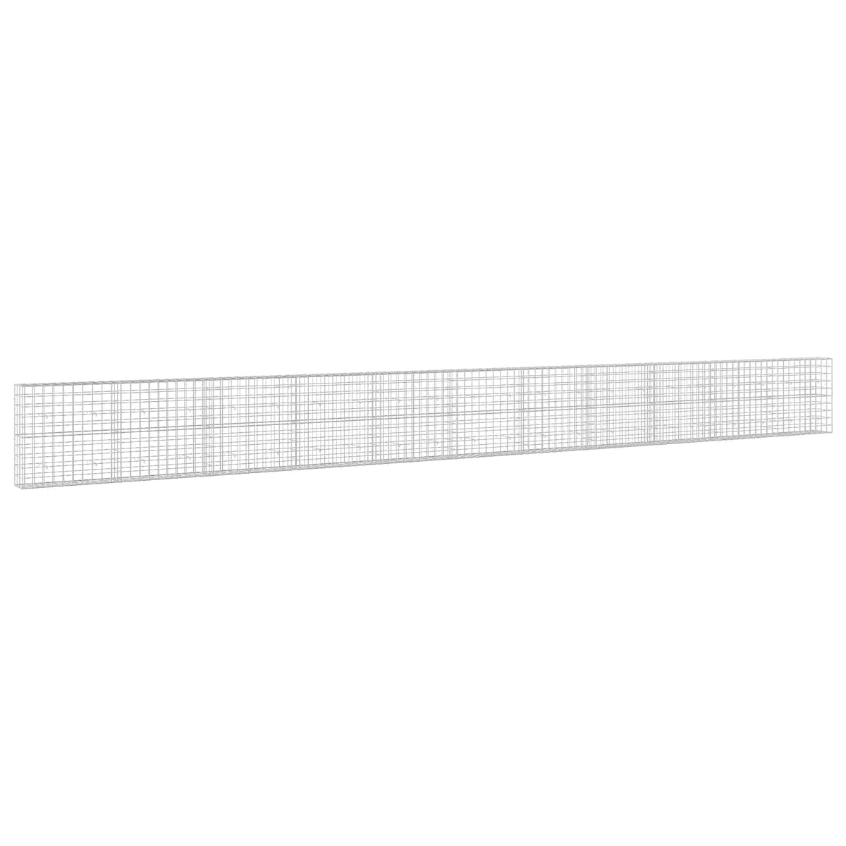 vidaXL Gabion z drutu 3,5 mm i siatką 10x10 cm 1100x30x100 cm