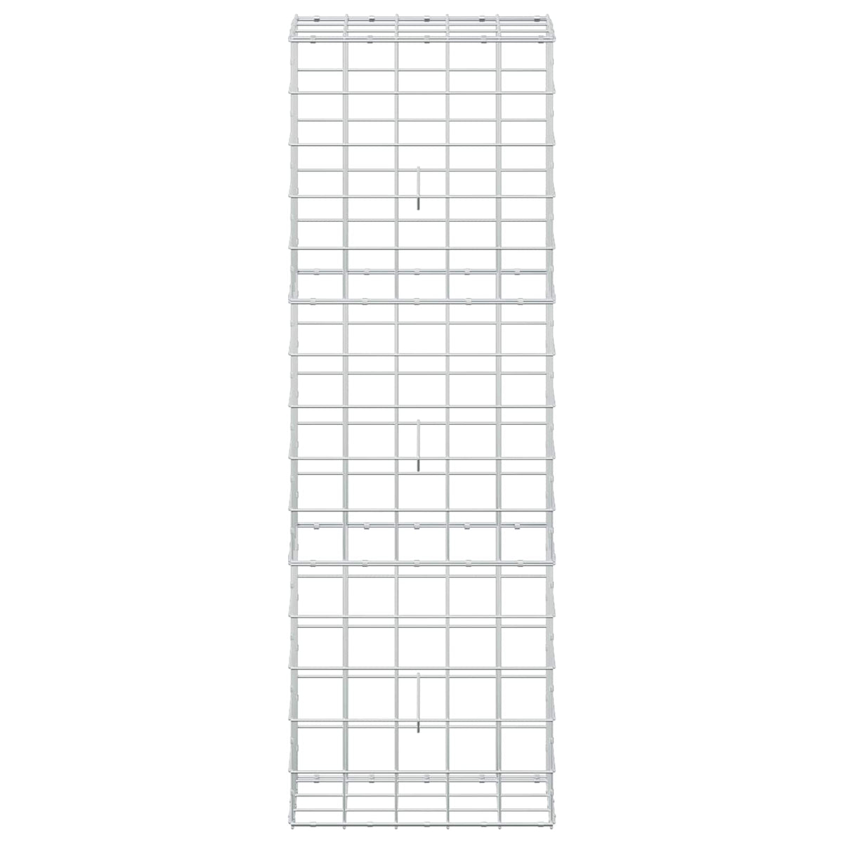 vidaXL Gabion z drutu 3,5 mm i siatką 10x10 cm 50x30x150 cm