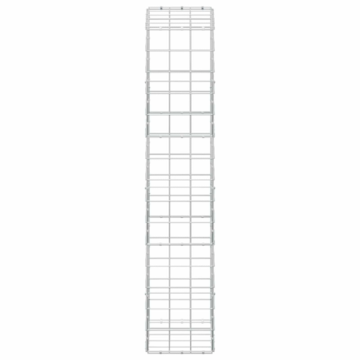vidaXL Gabion z drutu 3,5 mm i siatką 10x10 cm 50x30x150 cm