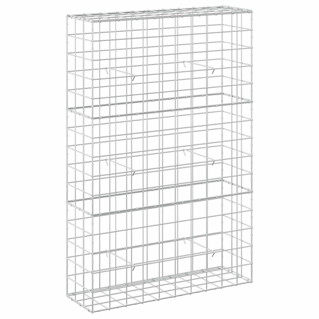 vidaXL Gabion z drutu 3,5 mm i siatką 10x10 cm 100x30x150 cm