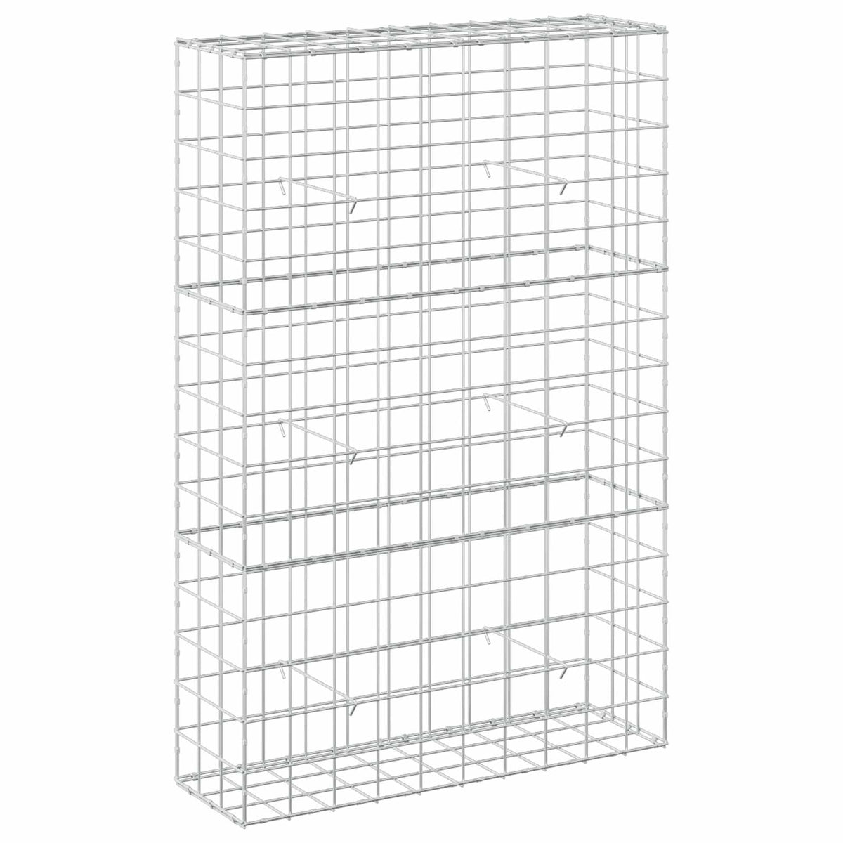 vidaXL Gabion z drutu 3,5 mm i siatką 10x10 cm 100x30x150 cm