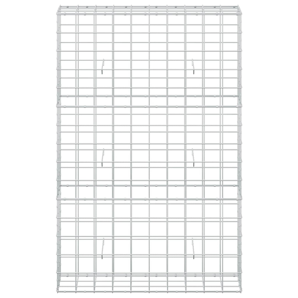 vidaXL Gabion z drutu 3,5 mm i siatką 10x10 cm 100x30x150 cm