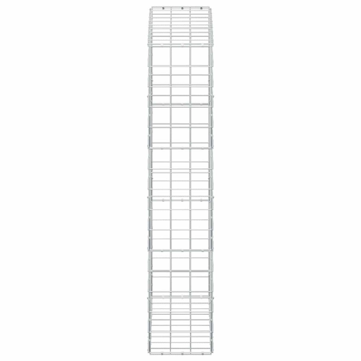 vidaXL Gabion z drutu 3,5 mm i siatką 10x10 cm 100x30x150 cm