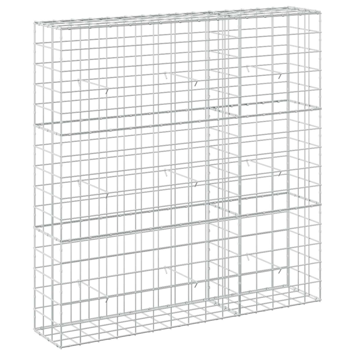 vidaXL Gabion z drutu 3,5 mm i siatką 10x10 cm 150x30x150 cm