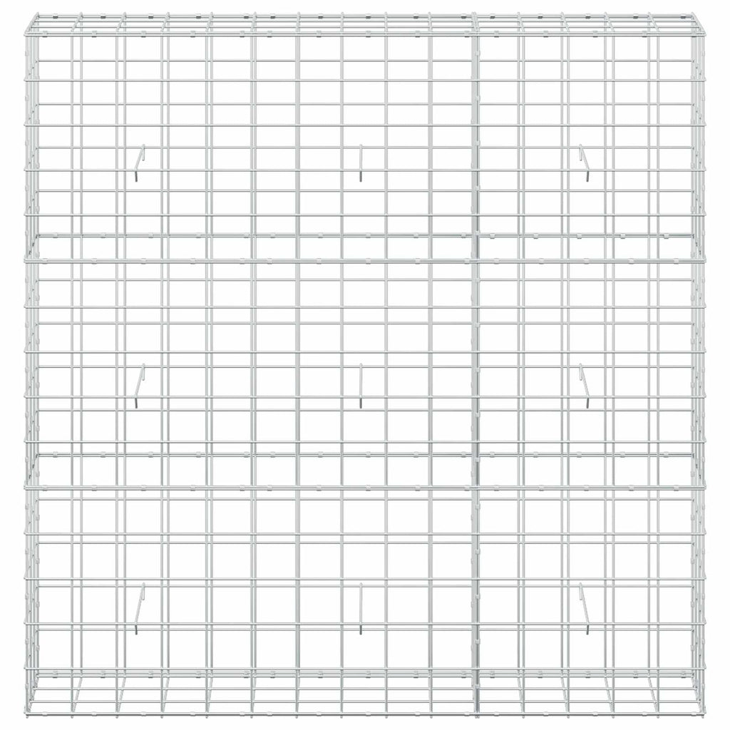 vidaXL Gabion z drutu 3,5 mm i siatką 10x10 cm 150x30x150 cm