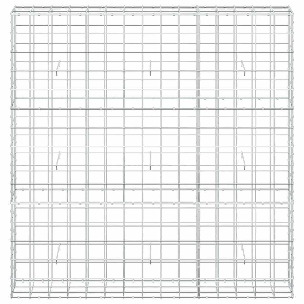 vidaXL Gabion z drutu 3,5 mm i siatką 10x10 cm 150x30x150 cm