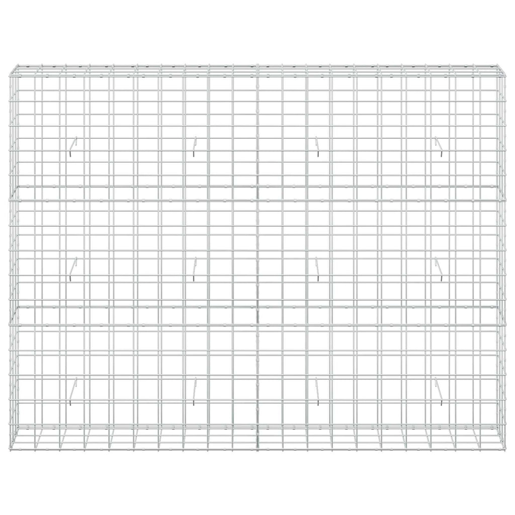 vidaXL Gabion z drutu 3,5 mm i siatką 10x10 cm 200x30x150 cm