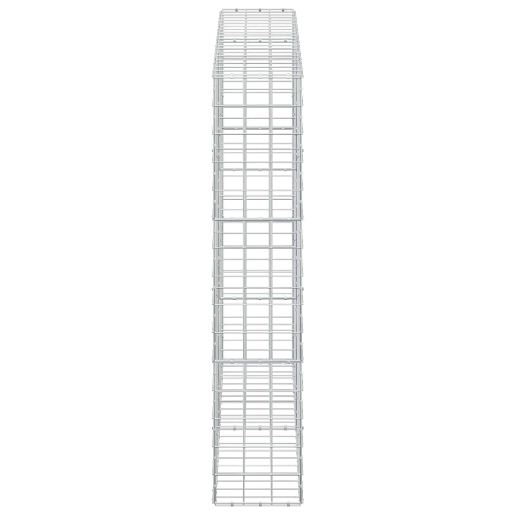vidaXL Gabion z drutu 3,5 mm i siatką 10x10 cm 200x30x150 cm