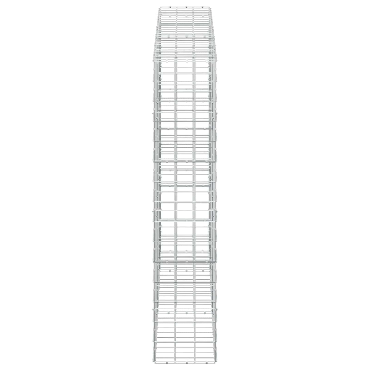vidaXL Gabion z drutu 3,5 mm i siatką 10x10 cm 250x30x150 cm