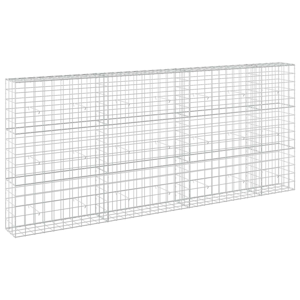 vidaXL Gabion z drutu 3,5 mm i siatką 10x10 cm 350x30x150 cm